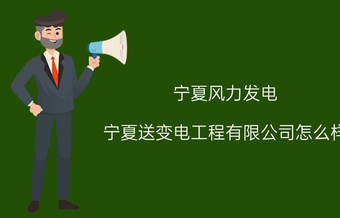 宁夏风力发电 宁夏送变电工程有限公司怎么样？